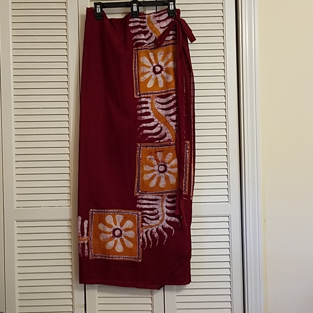 Batik Boho Sarong from Sri Lanka.
